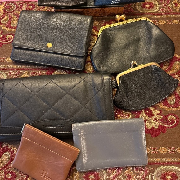 2 Sets of 7 Vintage Leather Wallets & Coin Purses. Set of Seven Sold Separately - Picture 3 of 9